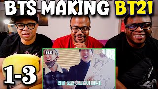 BTS - Making of BT21 {EP. 1-3} REACTION