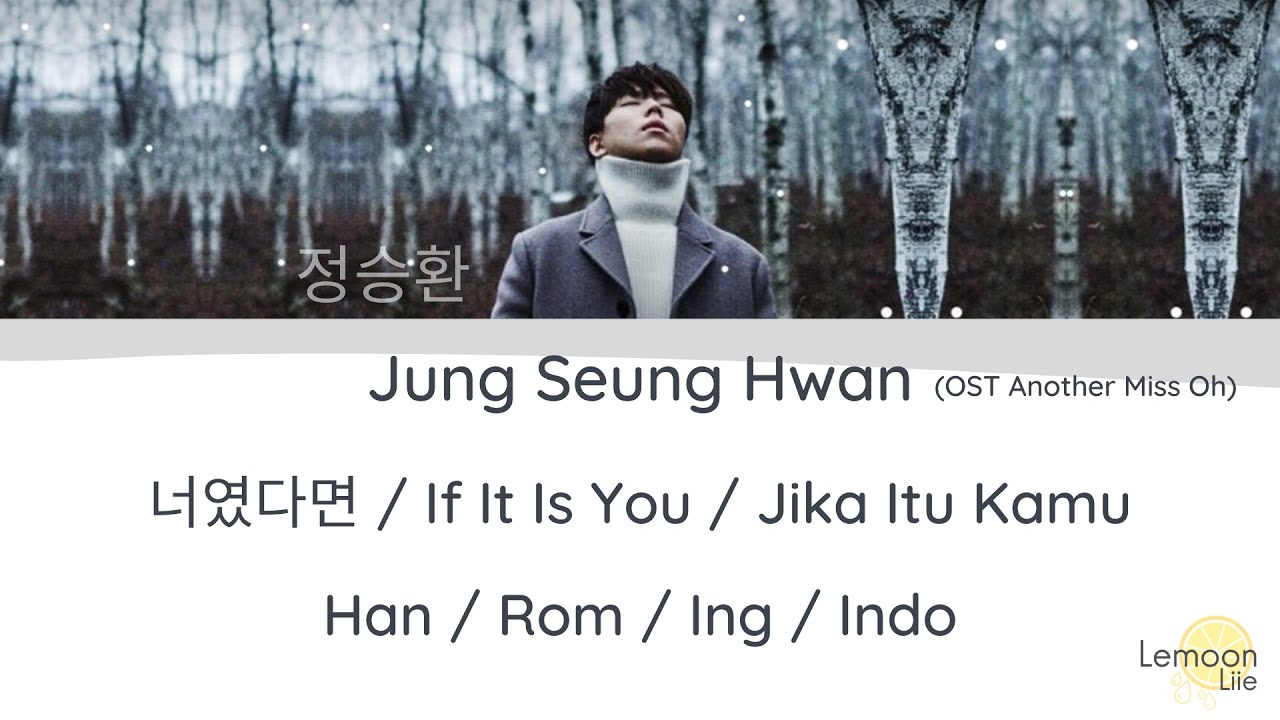 Jung Seung Hwan - If It Is You [Han / Rom / Ing / Indo Lyrics] "OST ...