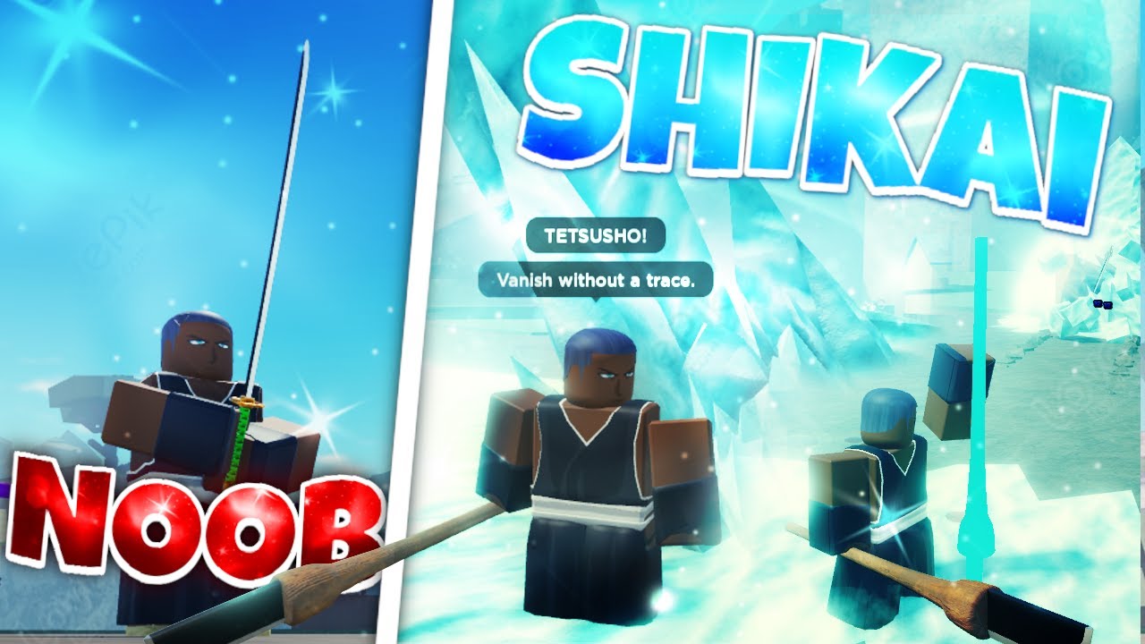 Peroxide Going From Noob To Shikai In Bleach Roblox Youtube