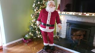 Gemmy 2003 Life Size (5FT) Singing \u0026 Dancing Santa