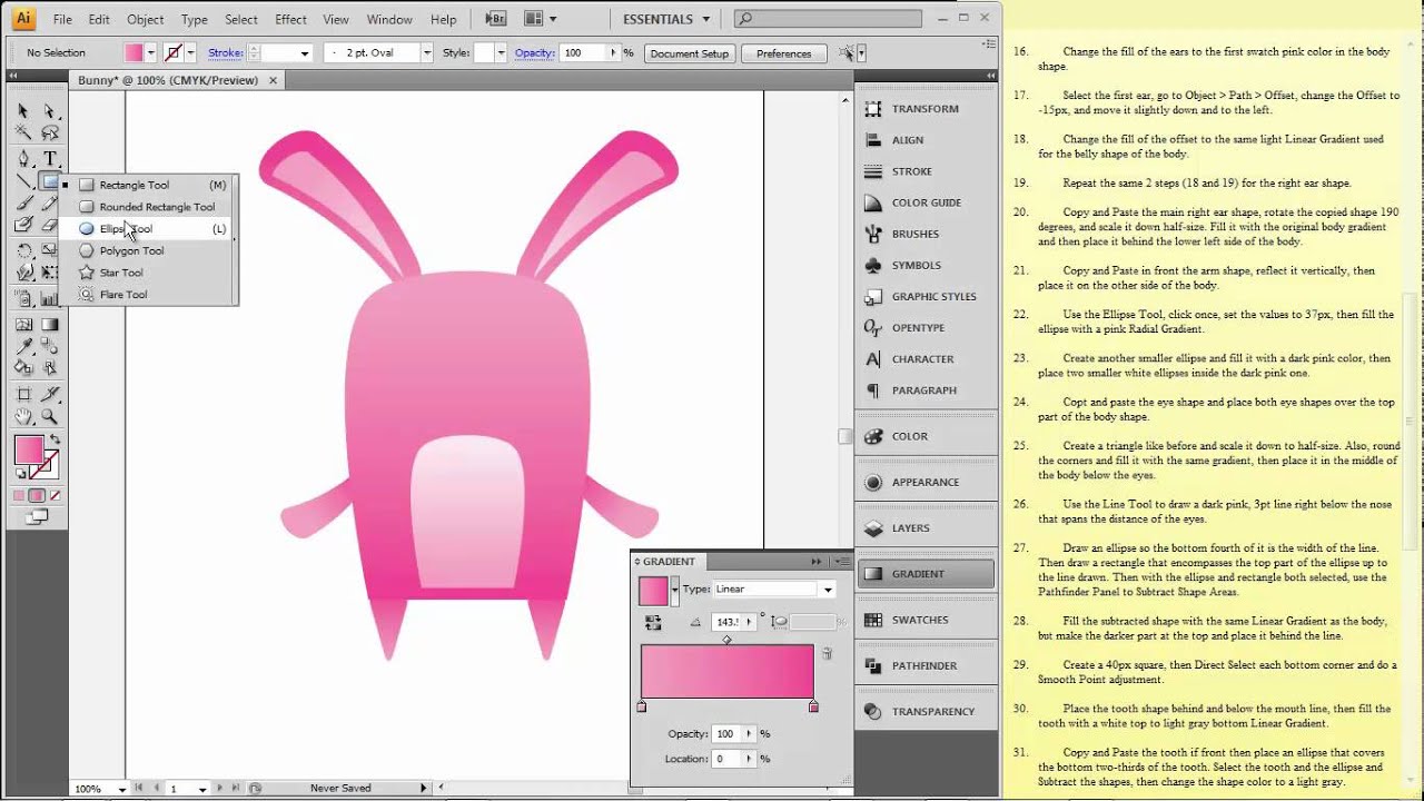 Cute Vector Bunny Youtube