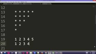 48. Stars Pattern using Nested for Loop in Java - Pashto Part2