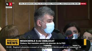 MARCEL CIOLACU: Am decis ca joi să avem premier.