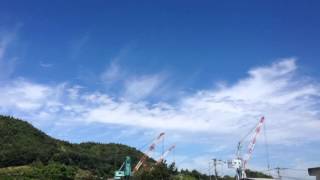 定点タイムラプス1003@広島県大崎上島（おおさきかみじま）11:30〜12:30北／晴