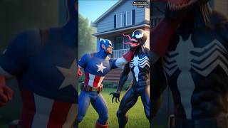 Spider-Man Captain America Venom inmein se thappad challenge mein kaun Jeet payega😱😮#spiderman