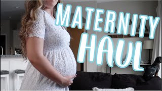 Pinkblush MATERNITY HAUL / DRESS FOR MY BABY SHOWER 💙