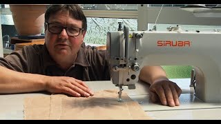 Industrial Needle Feed Sewing Machine Overview -Siruba DL7200 - Part 2