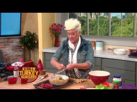 Anne Burrell’s Killer Turkey Burgers Anne Burrell’s Killer Turkey Burgers