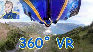 Experience a wingsuit BASE jump in 360˚ VR