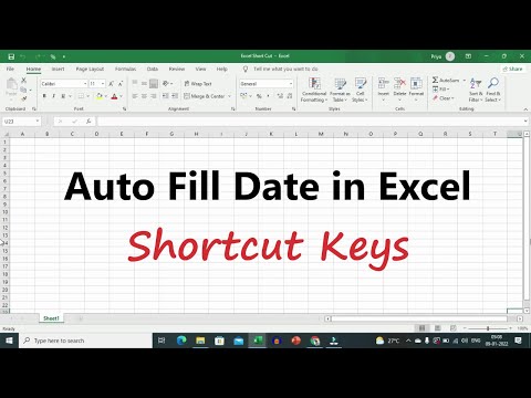 How do I drag date formats in Excel?