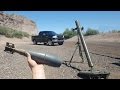 Bracketing Mortars On My Truck - slow motion