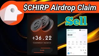 $CHIRP Airdrop Claim Proses || Chirp Airdrop Withdrawal Update