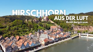 Hirschhorn Luftaufnahmen mit Drohne in 4K