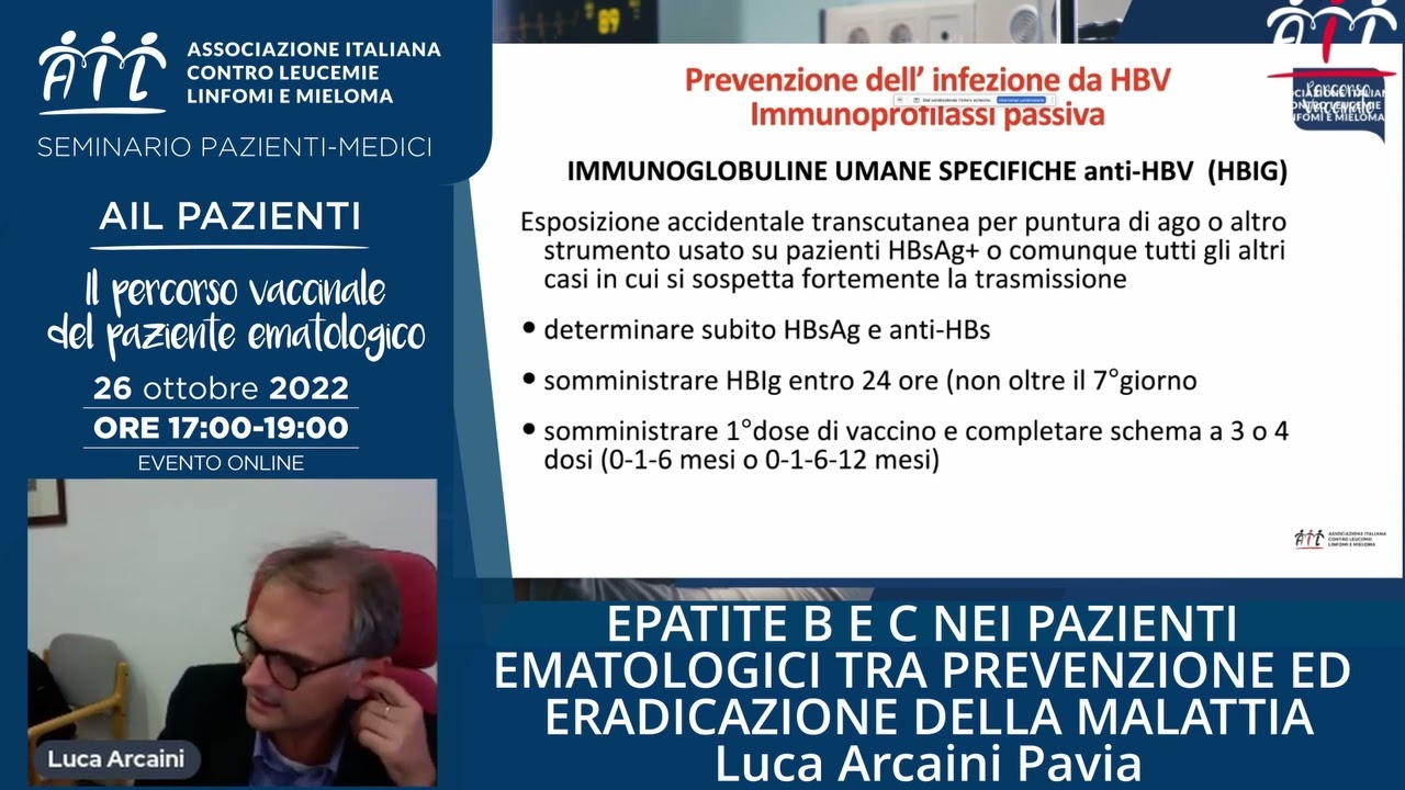 Epatite B E C Nei Pazienti Ematologici Tra Prevenzione Ed Eradicazione ...