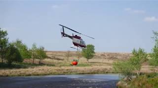 Moor Blaze on Big Moor near Baslow in Derbyshire 21st May 2018