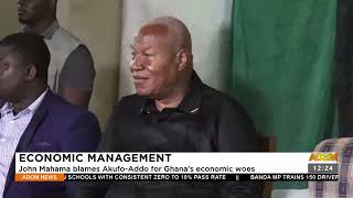 Economic Management: John Mahama blames Akuffo-Addo for Ghana's economic woes (13-03-23)