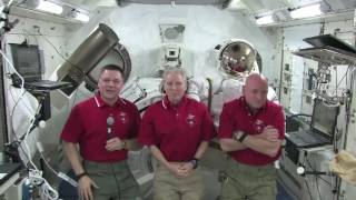 Station Crew Discusses Life in Space at Department of Education Event
