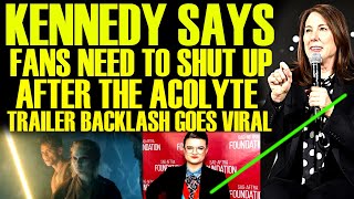 KATHLEEN KENNEDY LOSES IT AFTER THE ACOLYTE TRAILER DISASTER! DISNEY STAR WARS I
