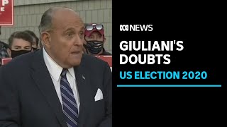 Trump's attorney Rudy Giuliani casts doubt on US election legitimacy | ABC News