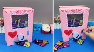 DIY candy vending machine 🌸 paper craft / gift idea /easy craft /how to make /art and craft #shorts