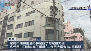 六代目山口組傘下組織の事務所が閉鎖 尼崎市が発表