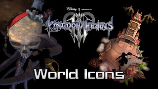 KINGDOM HEARTS III - Exploring the World Icons [Inaccessible Areas]