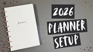 Functional discbound planner setup for 2026 | feat. Jane's Agenda, The Collected Planner, Levenger