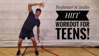 20 Minute Beginner's Cardio HIIT for TEENS!