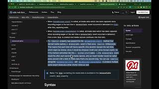 Introduction to WebRTC #10 - Recording a feed - MediaRecorder and WebRTC
