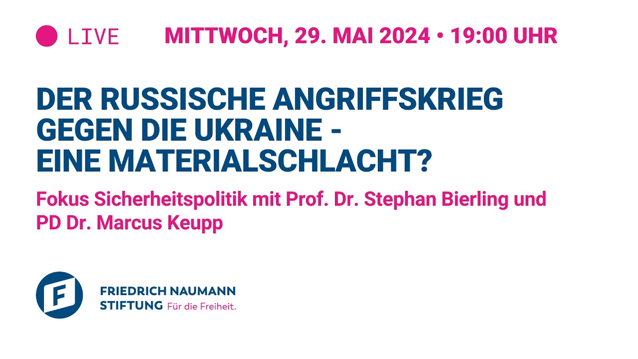 Der Russische Angriffskrieg Gegen Die Ukraine - Eine Materialschlacht ...