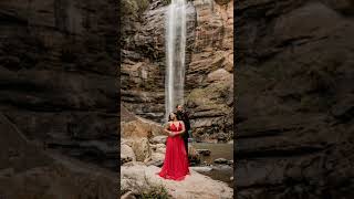 Waterfall Engagement Session In Atlanta | Before + After