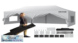 VEVOR 10x20 FT Pop up Canopy with Removable Sidewalls Instant Canopies Portable Review