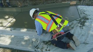 San Diego mayor tours new sidewalk in Encanto