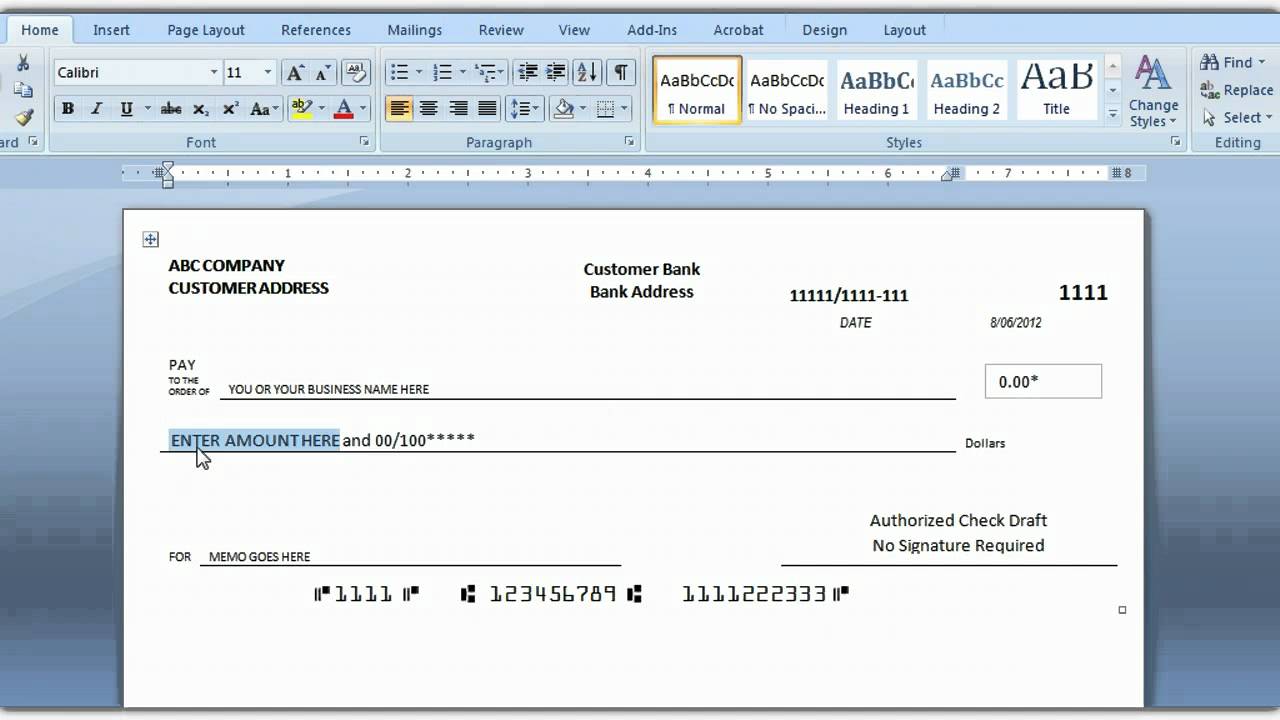 What Are The Types Of Checks Available