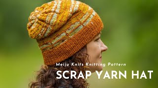 Scrap Yarn Hat (knitting pattern by Meiju Knits)