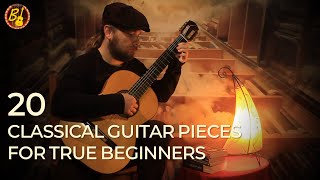 20 easy classical guitar pieces for beginners