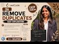 LeetCode 26 | Remove Duplicates from Sorted Array | Easy Problem | C++ Solution