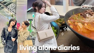 vlog ♡ olive young, DIY hairdye, clinic visits, welcome back to korea Moy