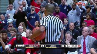 NCAA: Cincinnati Coach Mick Cronin Has To Be Restrained