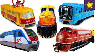 Про железнодорожный транспорт для детей все серии подряд Video for kids