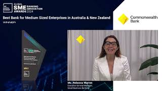 #GSME24 Best Bank for Medium Sized Enterprises in Australia \u0026 NZ (Commonwealth Bank of Australia)