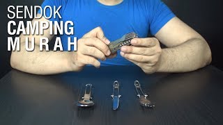 Unboxing \u0026 Review Alat Camping Unik (Sendok Camping Multi tool)