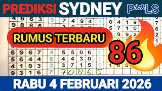 PREDIKSI SYDNEY POOLS RABU 4 FEBRUARI 2026 / TARIKAN PAITO SYDNEY / RUMUS KEPALA EKOR