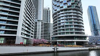 [4K] Canary Wharf | Wood Wharf Riverside | London Walk