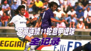 Batistuta's Serie A Goal Record: Scoring in 11th Consecutive Game （94/95）｜巴蒂连续11轮意甲进球纪录