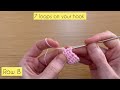 super easy 💜crochet heart keychain crochet tutorial for beginners