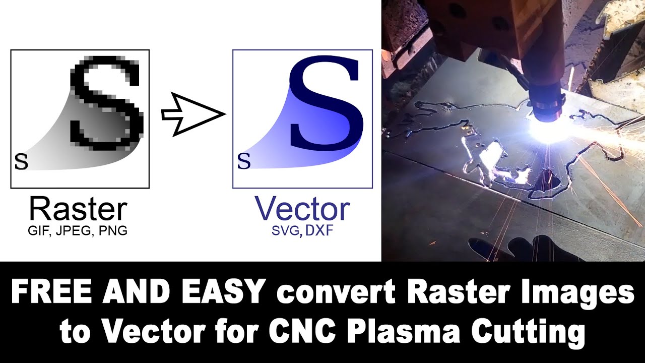 Free And Easy Convert Raster Images To Vector Cnc Plasma Cutting