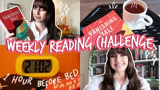 reading 1 HOUR BEFORE BED every day for a week 🌟🌜 Reading Challenge