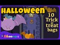 10 Trick or Treat Bags Song by The Kiboomers.  Spooky Halloween Songs for Kids.