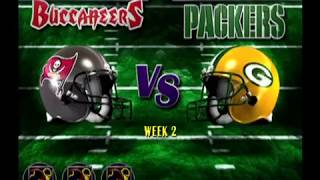 NFL Blitz season week 2 Buccaneers vs Packers
